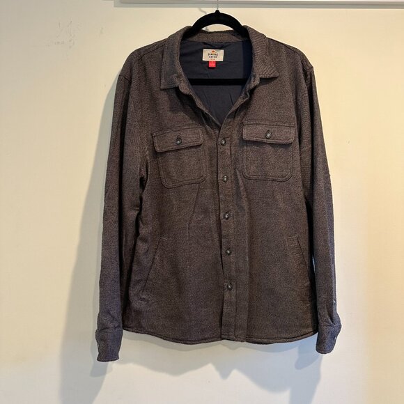 Marine Layer Men's Brown Shacket - MEDIUM - Picture 1 of 5